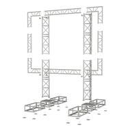 Stavebnicové nástrčné systémy bannerových rámů