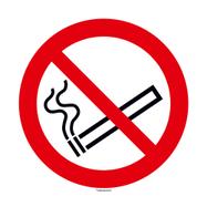 Kouření zakázáno - kulatý štítek