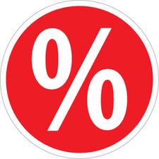 Nálepka „%”
