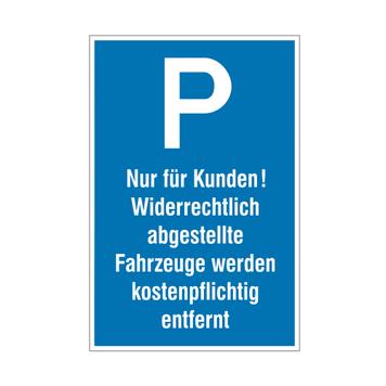 Parkovací a vyhrazovací štítky z hliníku