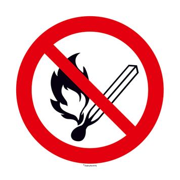 Zákaz otevřeného ohně; zákaz kouření a rozdělávání ohně