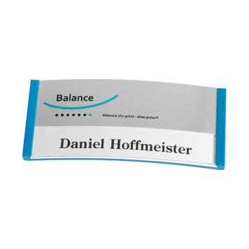 Jmenovka „Balance Alu-Print”