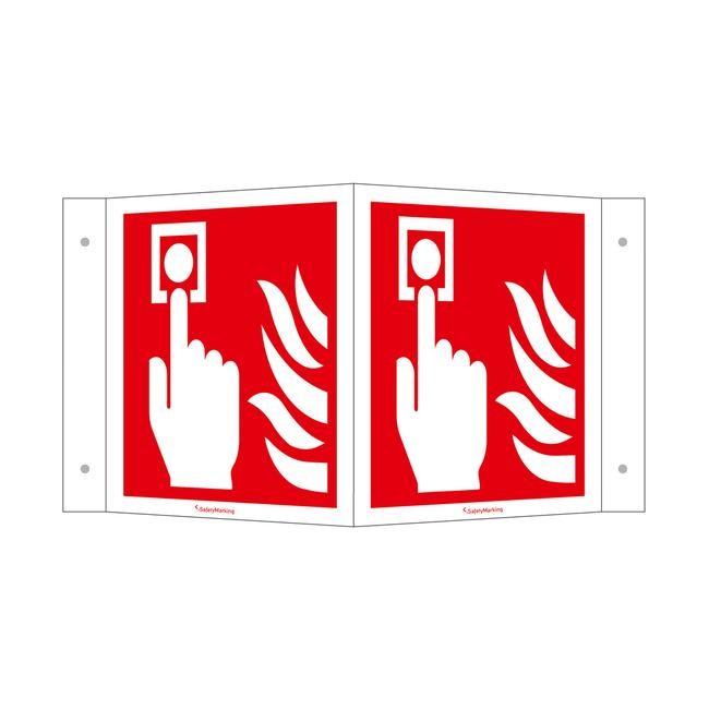 Úhlový štítek Požární hlásič (ruční)