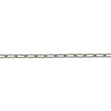 Řetěz svařovaný 30 m, galvanický pozink nebo poniklovaná ocel