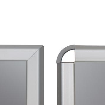 Hliníkový zaklapávací rám, profil 32 mm, stříbrný
