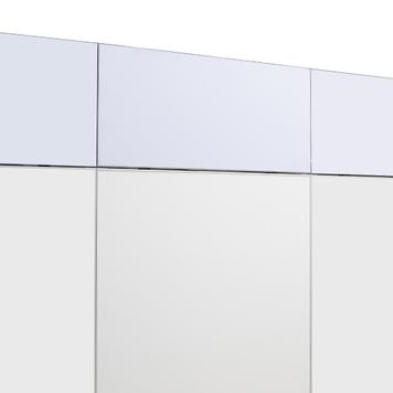 Výstavní stánek FlexiSlot "Style" 3 900 x 800 mm stojan s horní nástavbou