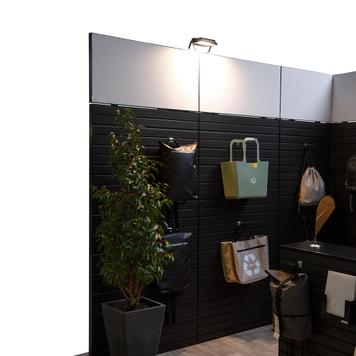 Výstavní stánek FlexiSlot "Style-Black" 2 850 x 2 800 mm rohový stánek